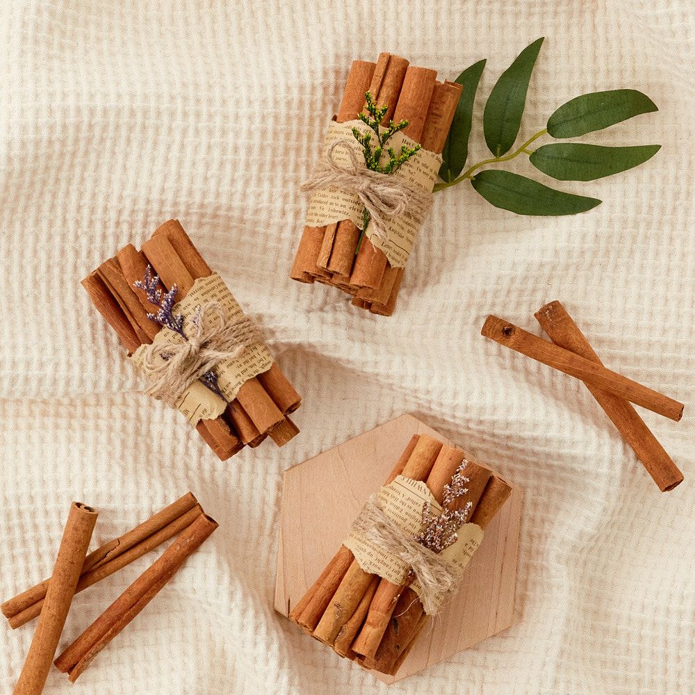 [ALLE] Natural Mini Cinnamon Sticks – Emotional Interior Decor, Subtle Scent, Use as Essential Oil Diffuser Prop - Made in KOREA